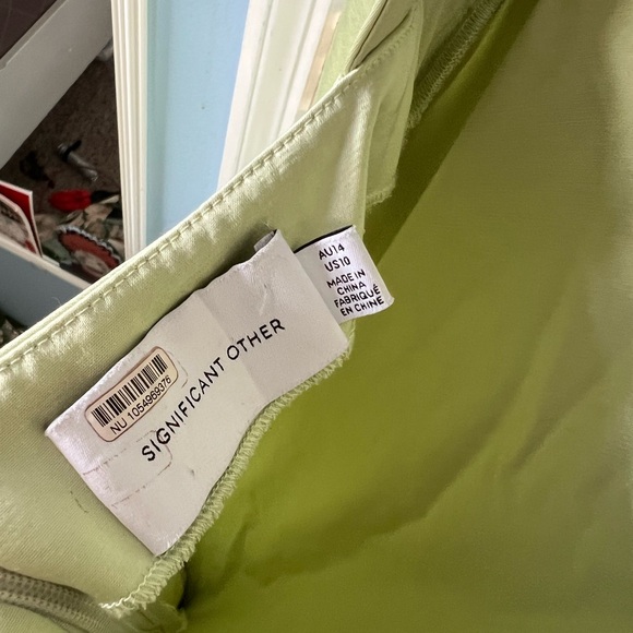 Significant Other Demi Backless Long-Sleeve Column Gown - Picture 4 of 5